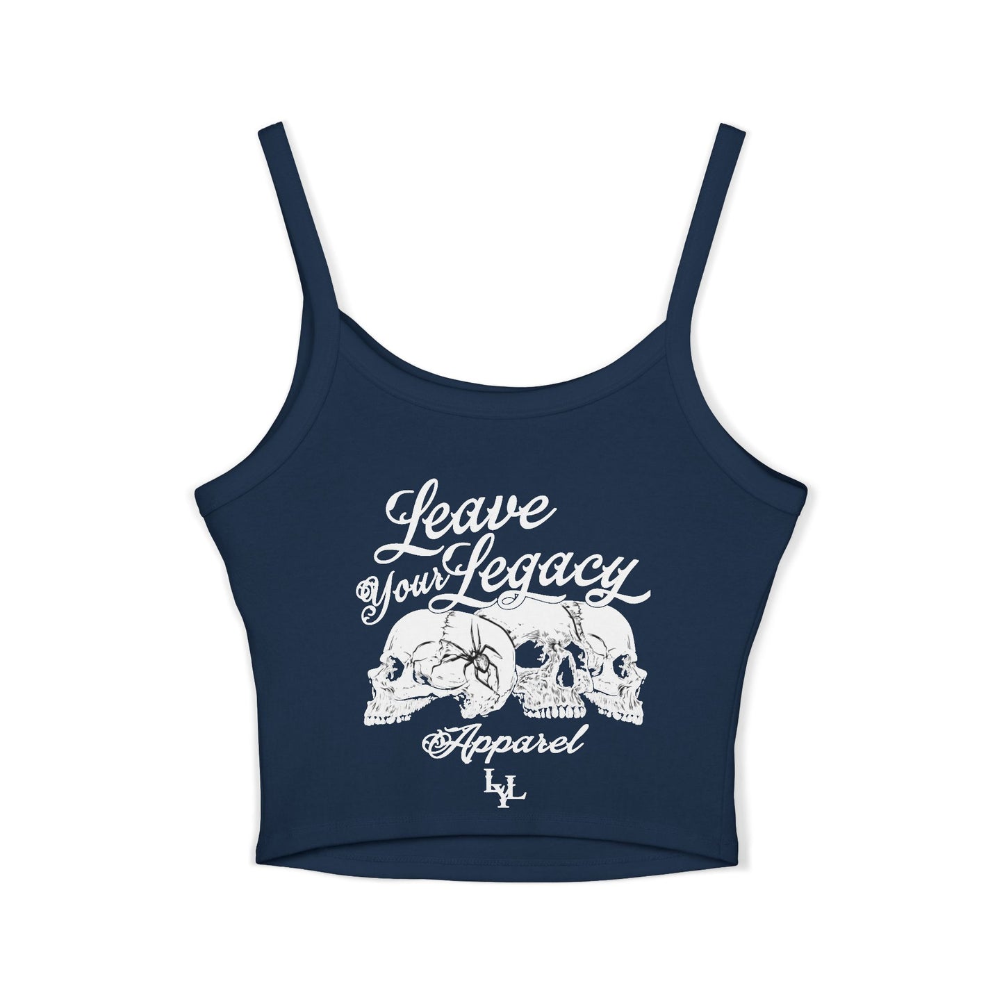 Women's 'Distorted Skull' Spaghetti Strap Tank