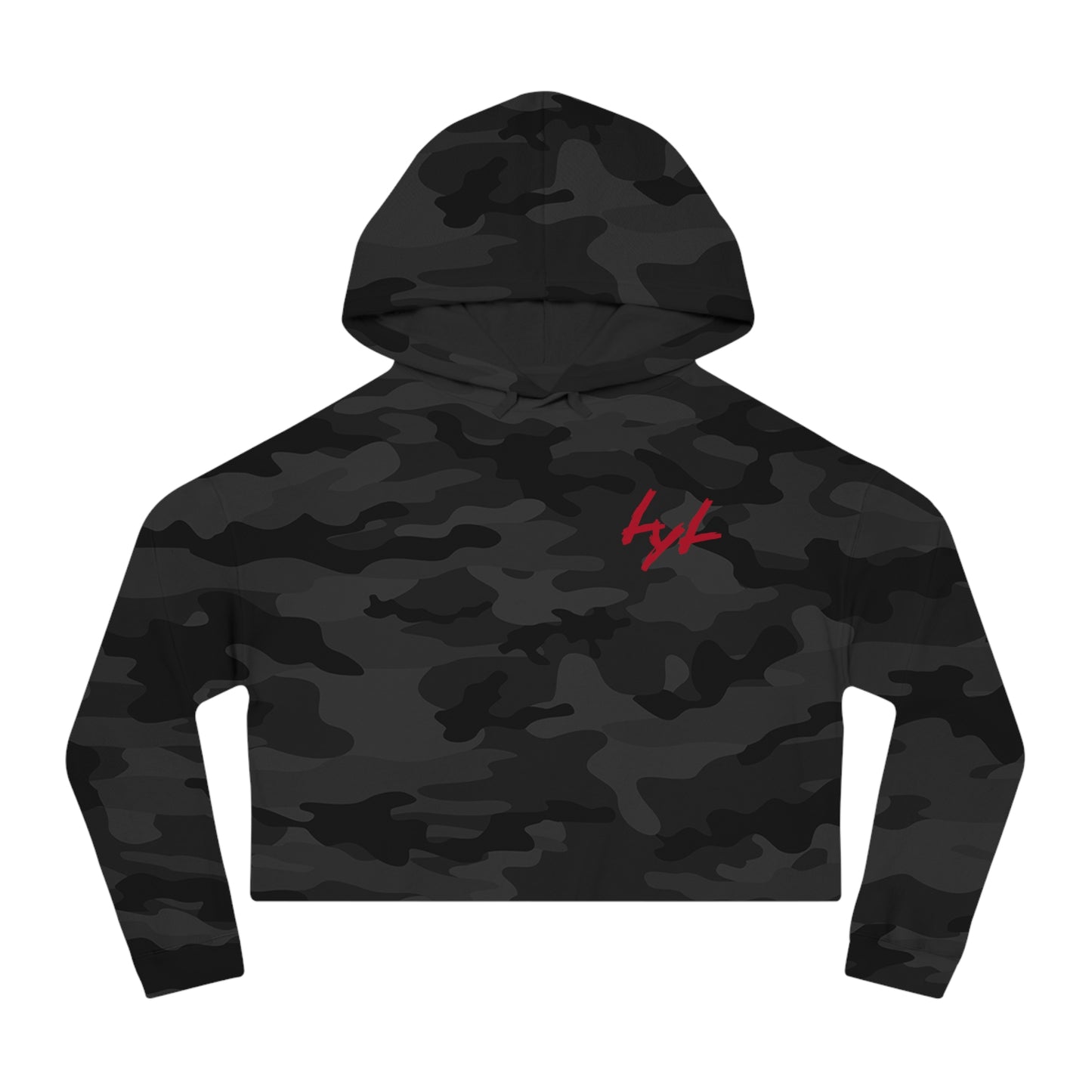 Women's 'Death Wish' Cropped Hoodie