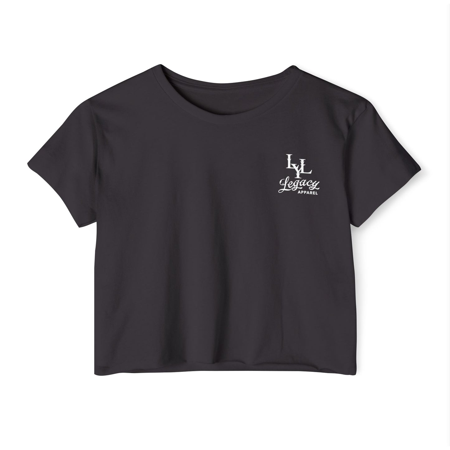 Women's 'Distorted Skull' Crop Top