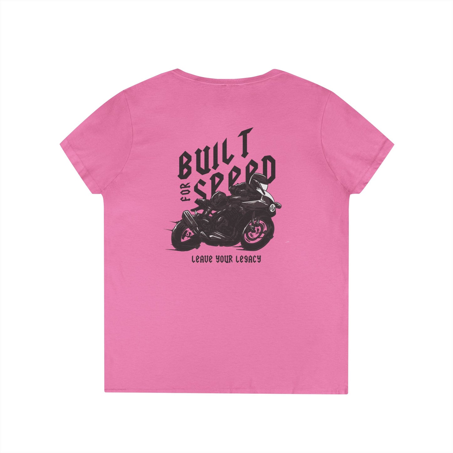 Women's 'Built For Speed' V-Neck T-Shirt