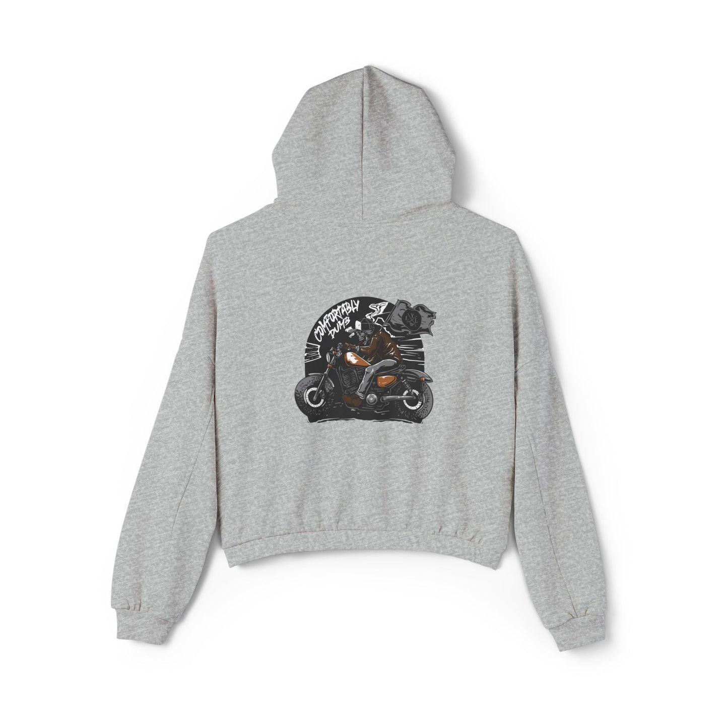 Women's 'Comfortably Dumb' Cinched Bottom Hoodie