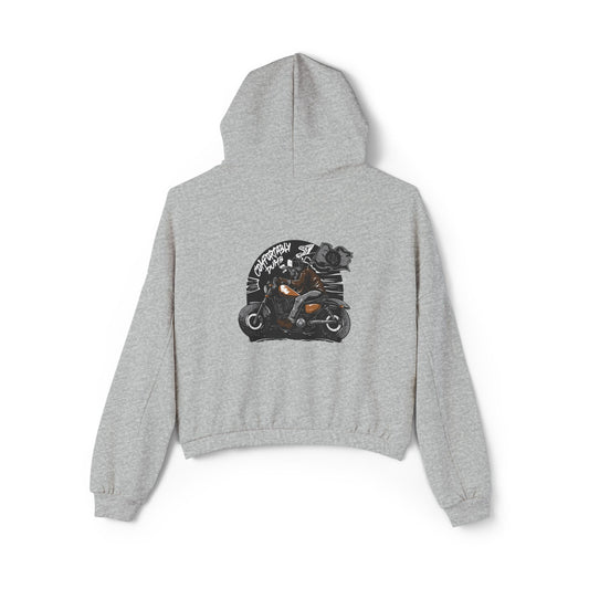 Women's 'Comfortably Dumb' Cinched Bottom Hoodie