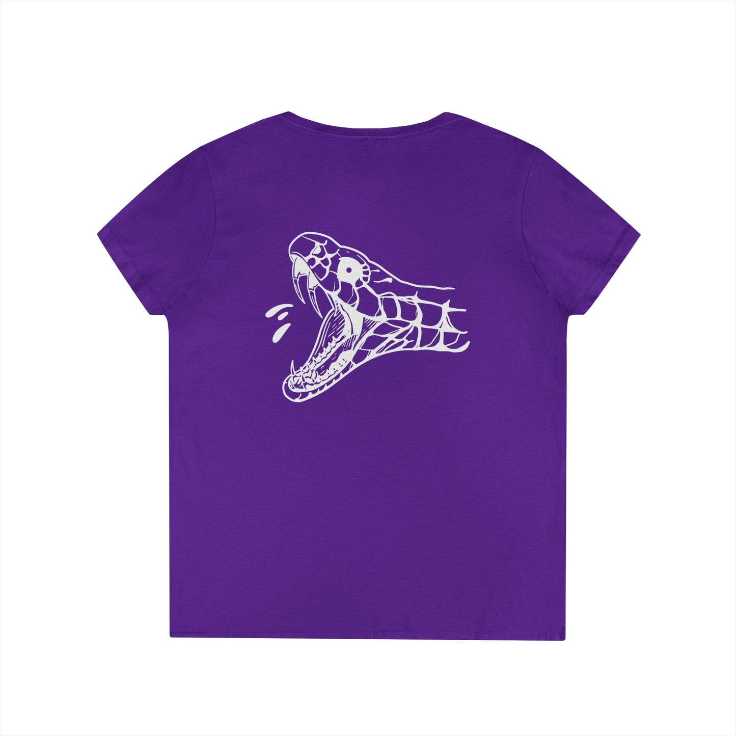 Women's 'Snake Head' V-Neck T-Shirt