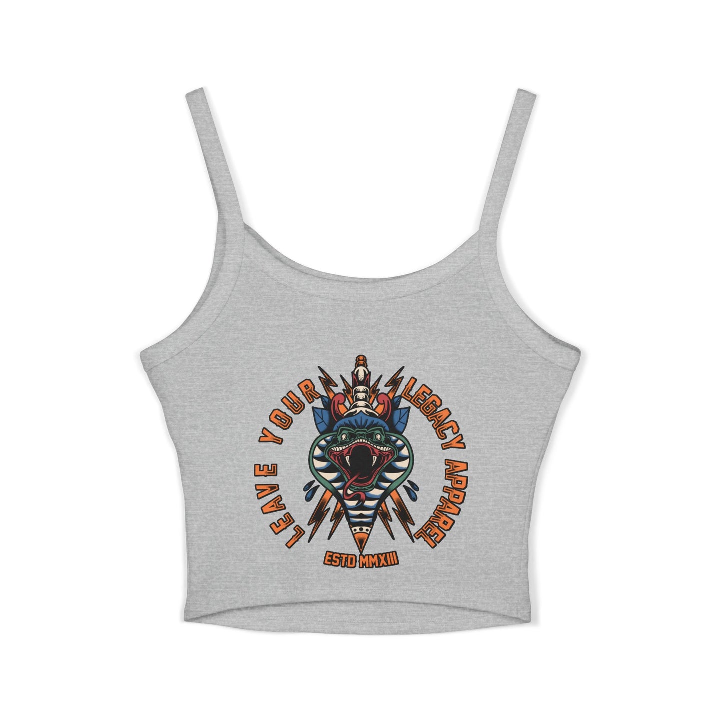 Women's 'Traditional Snake' Spaghetti Strap Tank